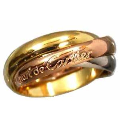 画像1: カルティエ　トリニティ三連リング修理例