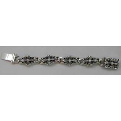 画像1: 【Chrome Hearts】クロムハーツ sv925 ブレスカスタム例