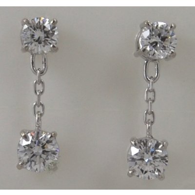 画像1: Pt900ピアス　リフォーム、オーダー制作例