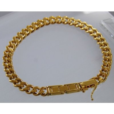 画像1: K18ダブルキヘイブレスレット(長さ足し）