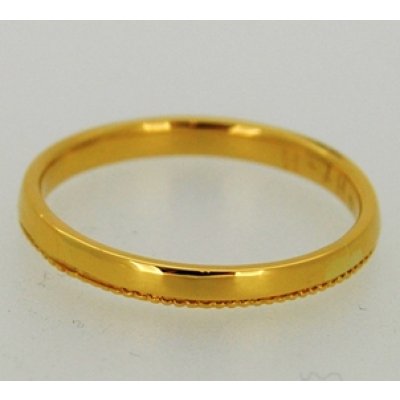 画像1: K18ミル打マリッジ（結婚）リング修理