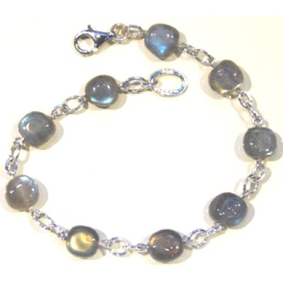 画像11: SV925ラブラドライトオリジナルブレスレット