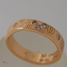 他の写真3: カルティエ　ハッピーバースデーピンクゴールドリング(指輪）サイズ直し例