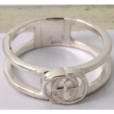 画像1: グッチ　インターロッキングGシンオープンバンドのサイズ直し