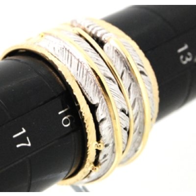 画像2: Pt900、K18オーダーフェザーリング制作