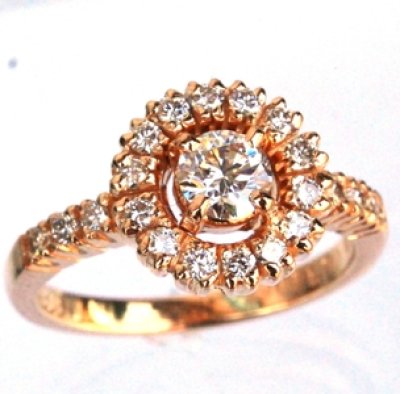 画像1: 【オーダー制作例】ダイヤモンド婚約指輪（エンゲージリング）