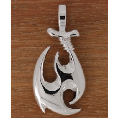 画像2: 【オーダー】Pt900オーダー フイッシュフックペンダント