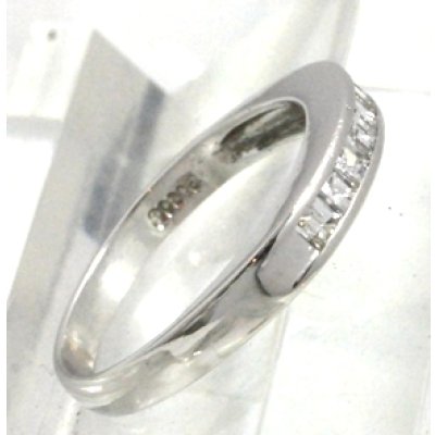 画像6: Pt900角ダイヤモンドリングの変形直し、新品仕上げ