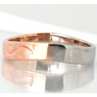 画像3: 切れたPt950とK18ピンクゴールドのコンビの指輪の修理