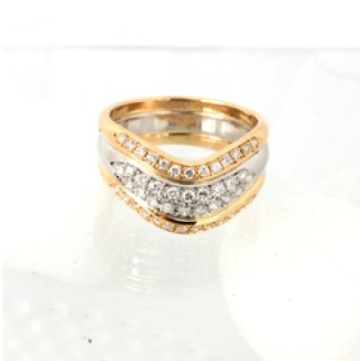 画像4: K18スリーカラーメレダイヤ入りリングのサイズ直し