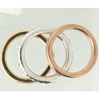 画像2: 【COACH】コーチ3連リング(スタッカブル パヴェ ロゴリングセット）のサイズ直し