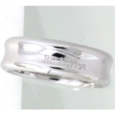 画像2: 18WG（ホワイトゴールド）バーバリーリングのサイズ直し