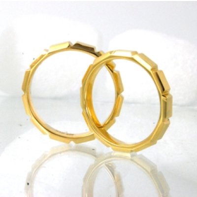 画像2: 【オーダーメイド】K18YG(イエローゴールド)ペアリング