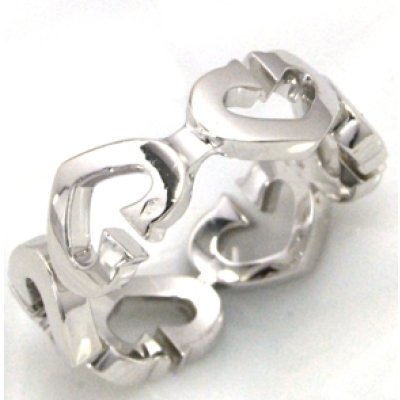 画像5: 【Cartier】カルティエ750ホワイトゴールド、ハート&シンボル リングの修理、新品仕上げしました