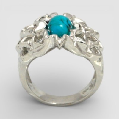 画像8: 【オーダー例】トルコ石のプラチナ・ダリアリング