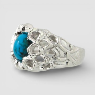 画像4: 【オーダー例】トルコ石のプラチナ・ダリアリング