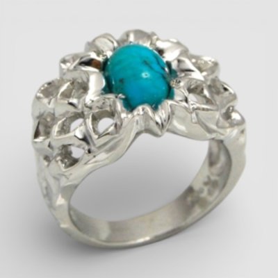 画像6: 【オーダー例】トルコ石のプラチナ・ダリアリング