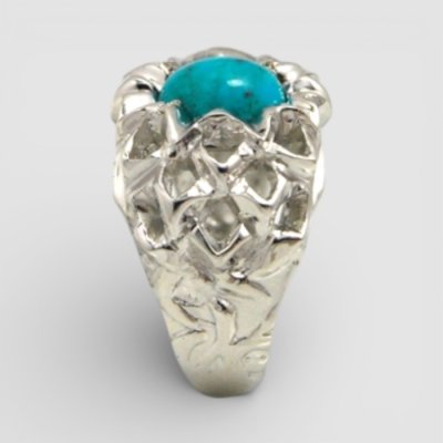 画像7: 【オーダー例】トルコ石のプラチナ・ダリアリング