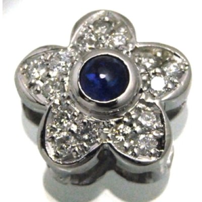 画像1: 【リフォーム・オーダー】Pt900花モチーフリングをペンダントにリフォーム(カスタマイズ)