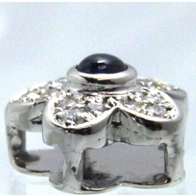 画像2: 【リフォーム・オーダー】Pt900花モチーフリングをペンダントにリフォーム(カスタマイズ)