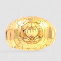 【オーダー例】18金家紋入り印台風リング製作