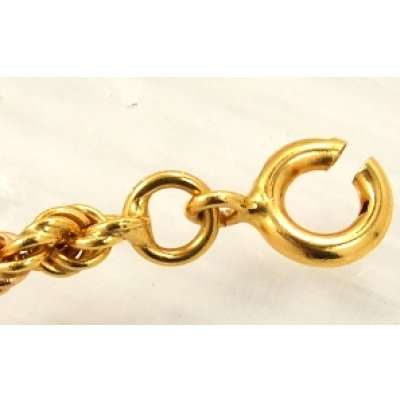 画像2: 【金具交換】 K18ロープネックレス金具（引き輪）取替え（交換）例