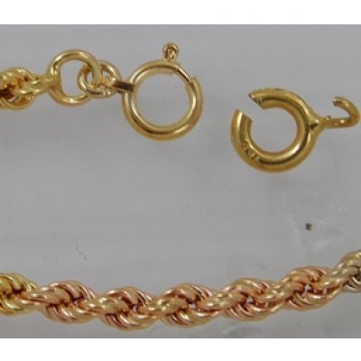 画像3: 【金具交換】 K18ロープネックレス金具（引き輪）取替え（交換）例