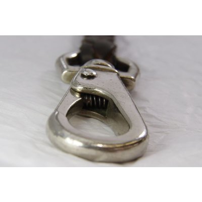 画像1: キーチェーン(レザー)の金具修理、バネ交換