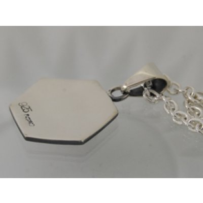 画像2: 【50%OFF】SV925ココペリ六角形ペンダントトップ