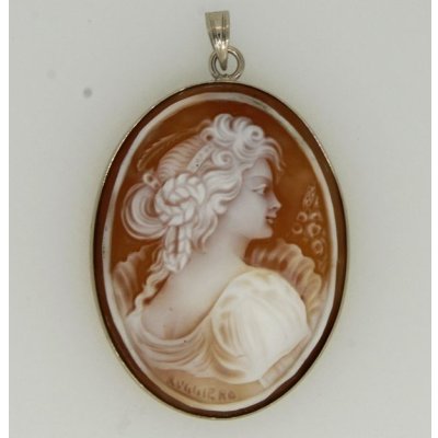 画像2: カメオペンダント制作例