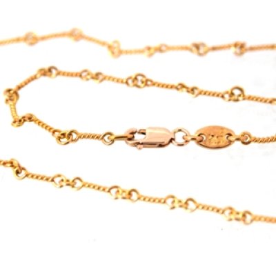 画像5: 【Chrome Hearts】クロムハーツ22Kゴールドツイストチェーンのロブスター金具修理