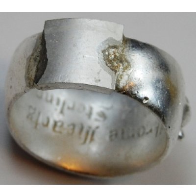 画像3: 【Chrome Hearts】シルバークロムハーツ フローラルクロスリング(指輪)サイズ直し例