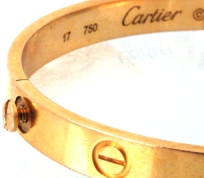 画像2: 【Cartier】カルティエ・ピンクゴールドラブブレスのネジ山修理、及びサイズアップ