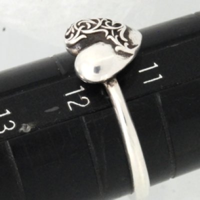 画像6: 【Chrome Hearts】クロムハーツバブルガムリング ハートをピンキーリングにサイズダウン