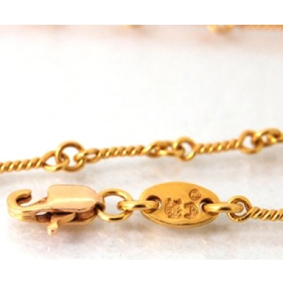 画像3: 【Chrome Hearts】クロムハーツ22Kゴールドツイストチェーンのロブスター金具修理