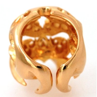 画像10: 【TENDERLOIN】テンダーロイン・ボルネオスカルリングのサイズ直し、18金メッキ加工