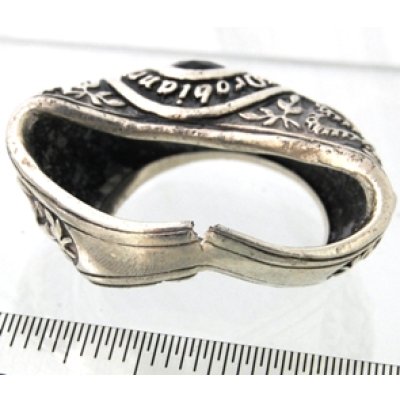 画像3: 【Orobianco】オロビアンコ SV925オニキス入りリングの変形直し例