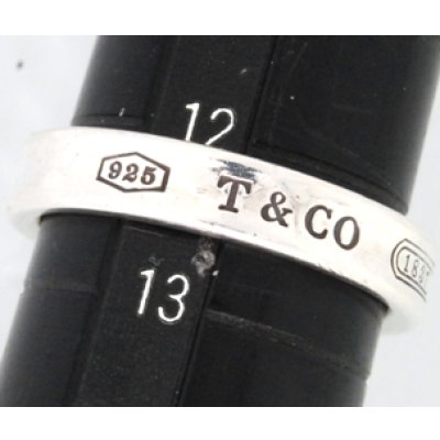 画像1: 【Tiffany & Co】ティファニー 1837 ナロー リング スターリングシルバーリング 4MMのサイズ直し