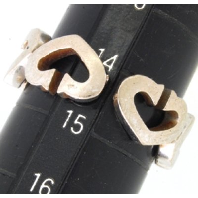 画像3: 【Cartier】カルティエ750ホワイトゴールド、ハート&シンボル リングの修理、新品仕上げしました