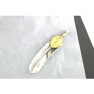 画像2: 【goro's】ゴローズ 金ハートフェザーネックレストップをリングにカスタマイズ