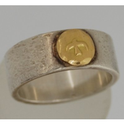 画像2: 【goro's】ゴローズK18イーグルメタル付き平打ちリングサイズ直し例