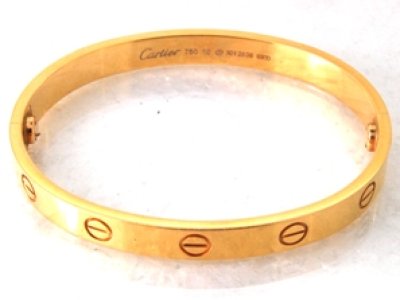 画像2: 【Cartier】ピンクゴールドカルティエラブブレスの長さを1cm大きく加工