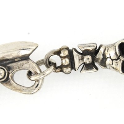 画像4: 切れたシルバーウォレットチェーンの修理例