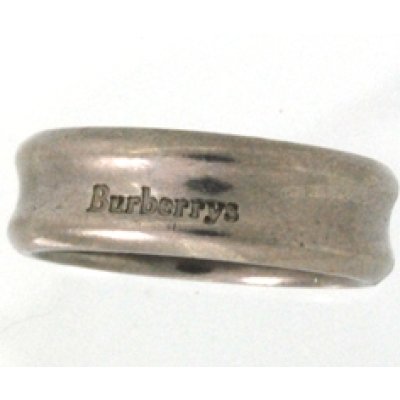 画像1: 18WG（ホワイトゴールド）バーバリーリングのサイズ直し