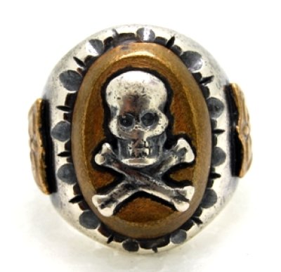 画像1: シルバー＆真鍮のリングのサイズ直し例