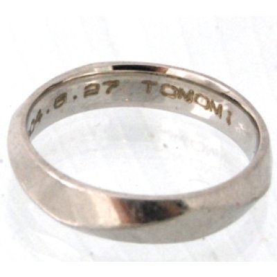 画像1: Pt1000の指輪のサイズ直し