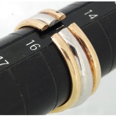 画像2: K18スリーカラーメレダイヤ入りリングのサイズ直し