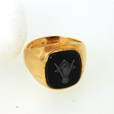 画像1: 10Kメイソンリングのサイズ直し