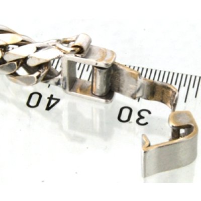 画像3: ☆750WG（ホワイトゴールド）ダブル喜平ネックレスの中折れ式クラスプ修理☆