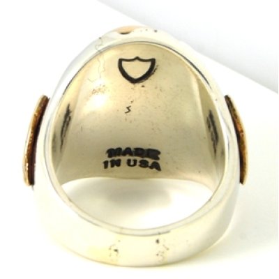 画像7: シルバー&真鍮のリングのサイズ直し例